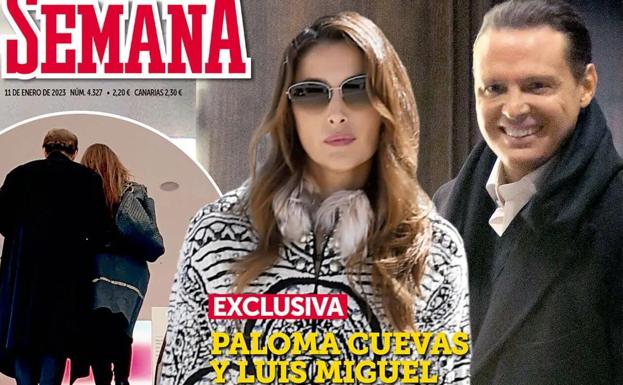 Las imágenes que confirman la relación de Paloma Cuevas y Luis Miguel