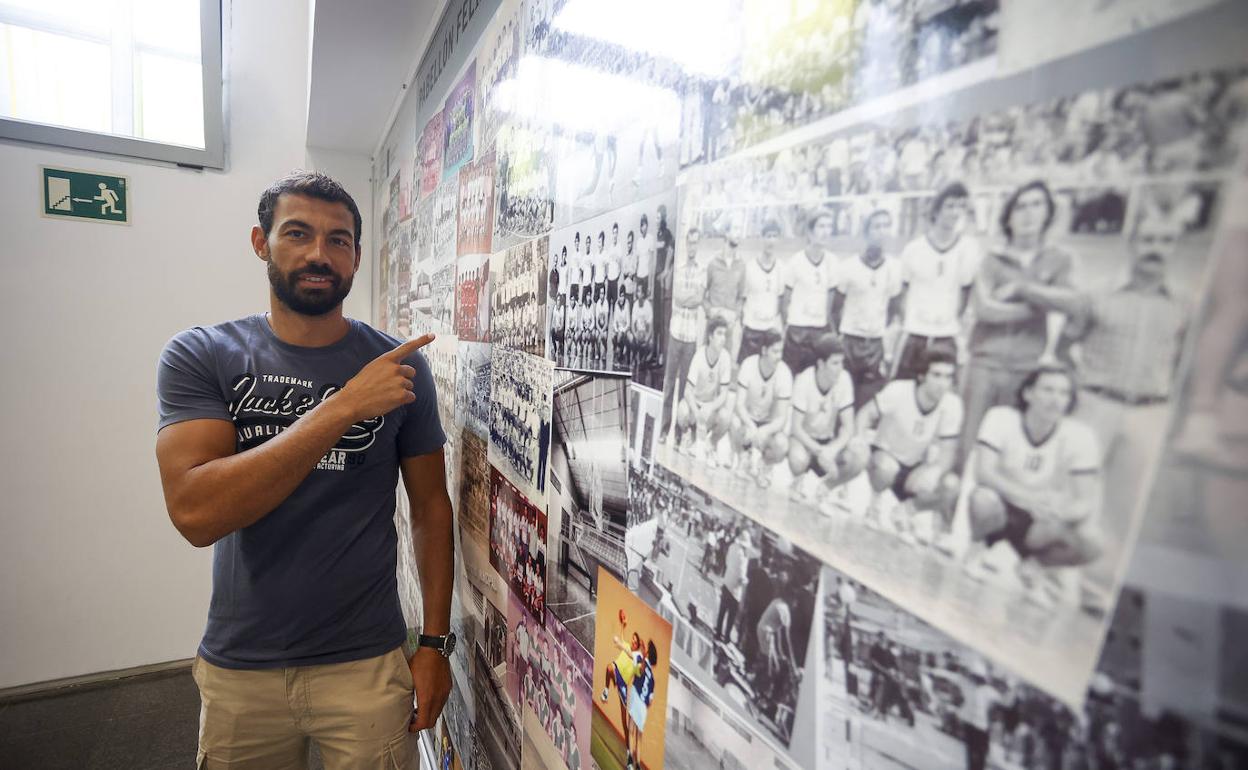 Dani Sarmiento, en una imagen del verano pasado en el Obispo Frías. 