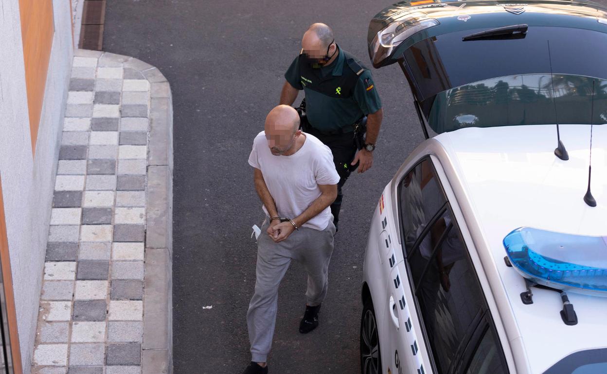 El acusado de haber asesinado a su exmujer en Adeje. 