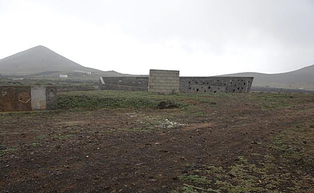 Edificio que se recuperará para ser Museo de Sitio de Zonzamas. 