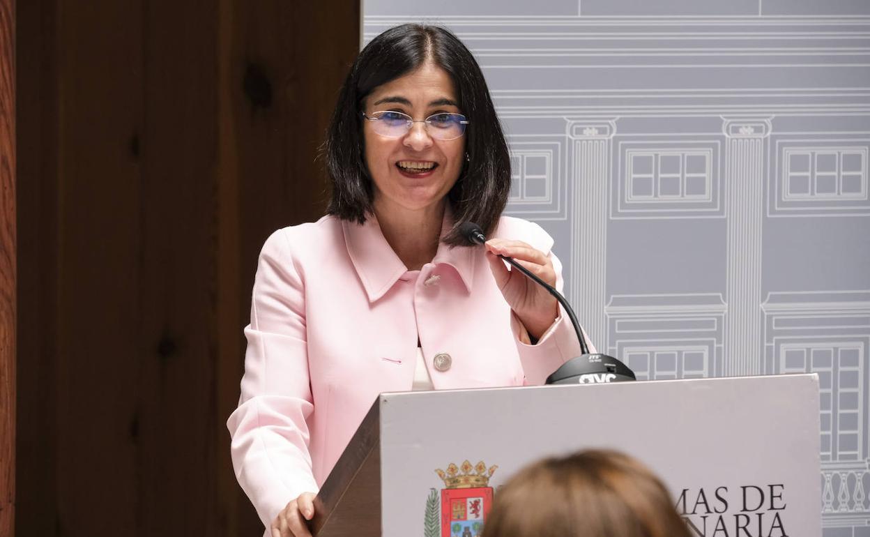 Carolina Darias, ministra de Sanidad, en imagen de archivo. 