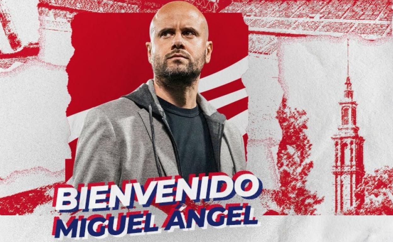 Miguel Ángel Ramírez, ya se ha presentado como nuevo técnico en Gijón. 