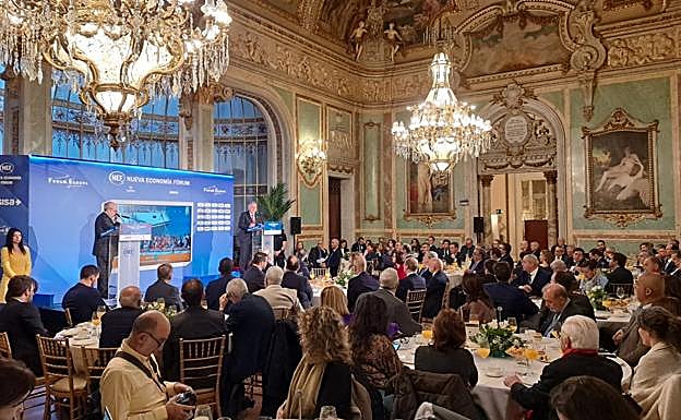 Torres, durante su intervención en el foro Nueva Economía.