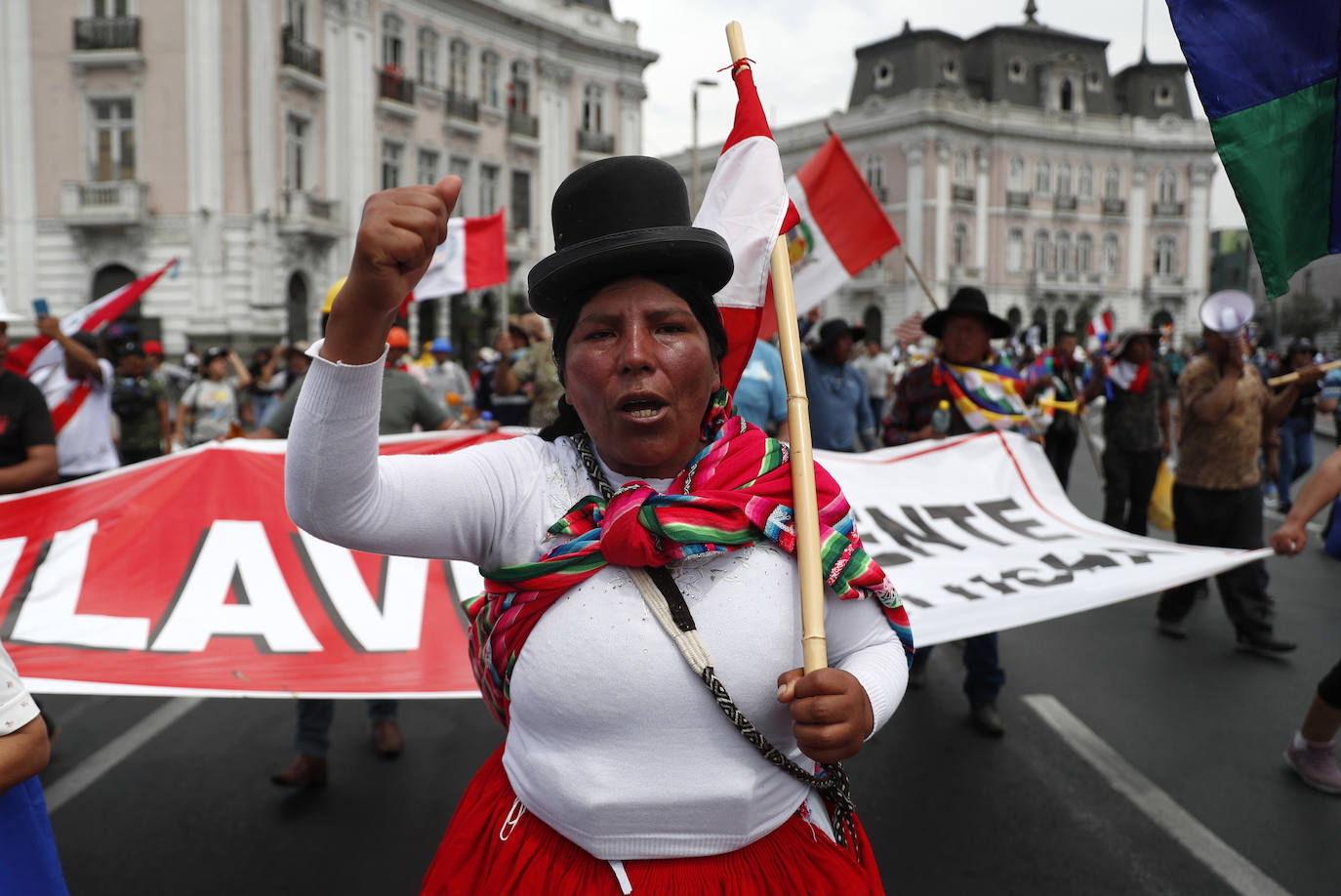 Fotos: Las imágenes que dejan las protestas en Perú