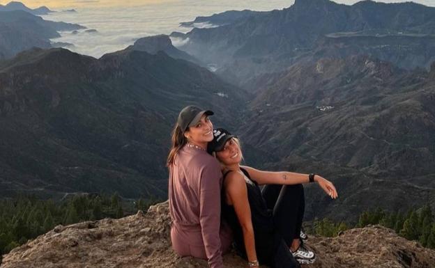 Imagen principal - Renata Notni se enamora de la cumbre de Gran Canaria