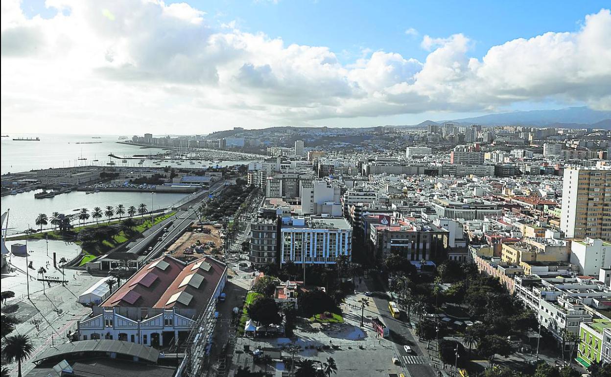 Vista de la zona de Santa Catalina