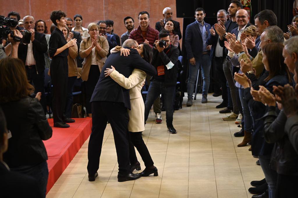 Fotos: El acto del PSOE liderado por Pedro Sánchez en el Auditorio Alfredo Kraus, en imágenes