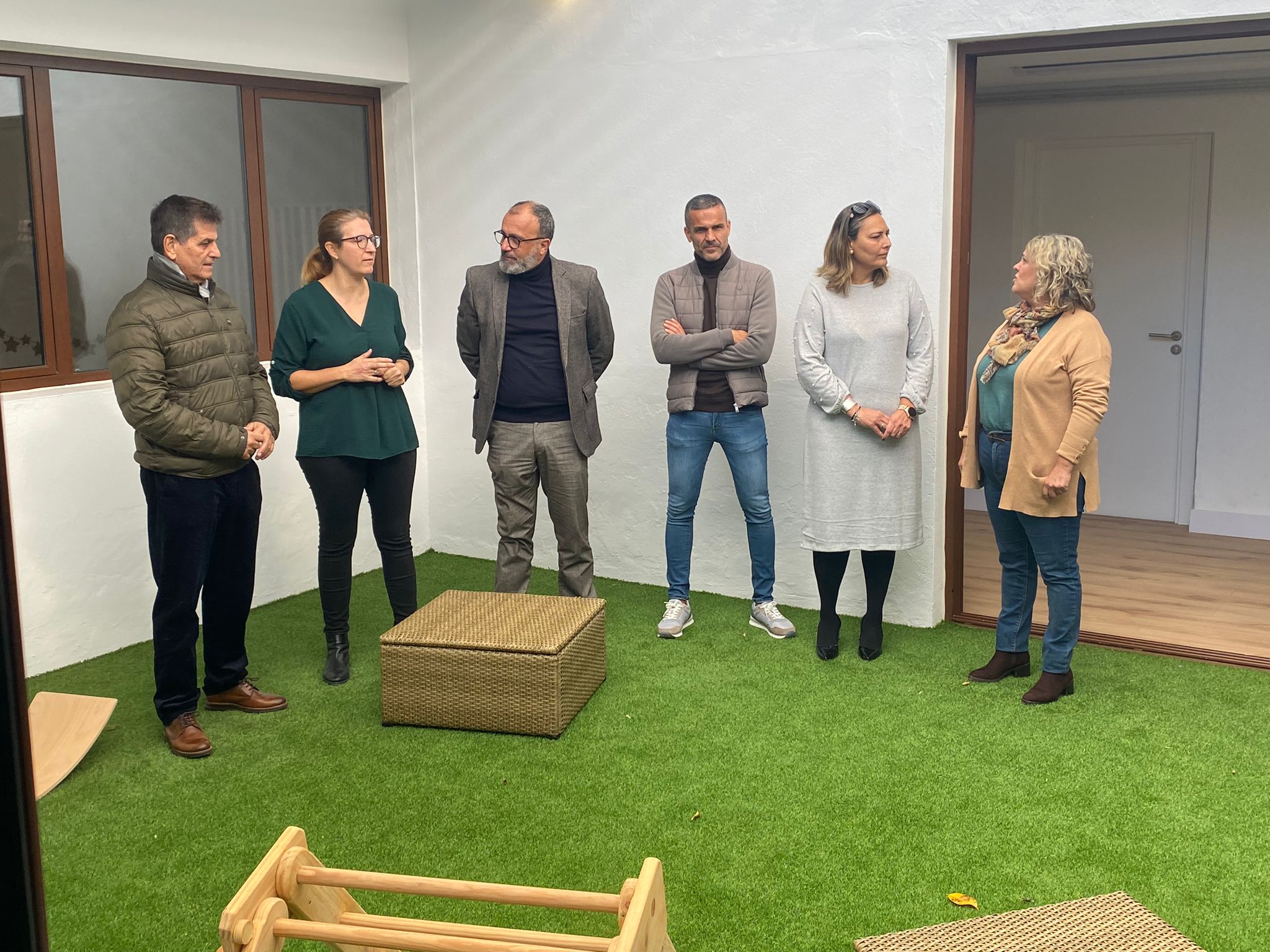 Durante la presentación de la primera 'bebéteca' en Gran Canaria, ubicada en Santa Lucía