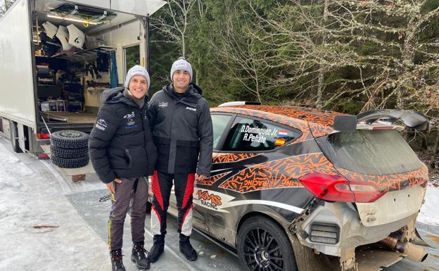 Rogelio Peñate prepara su primera cita en el WRC 2023