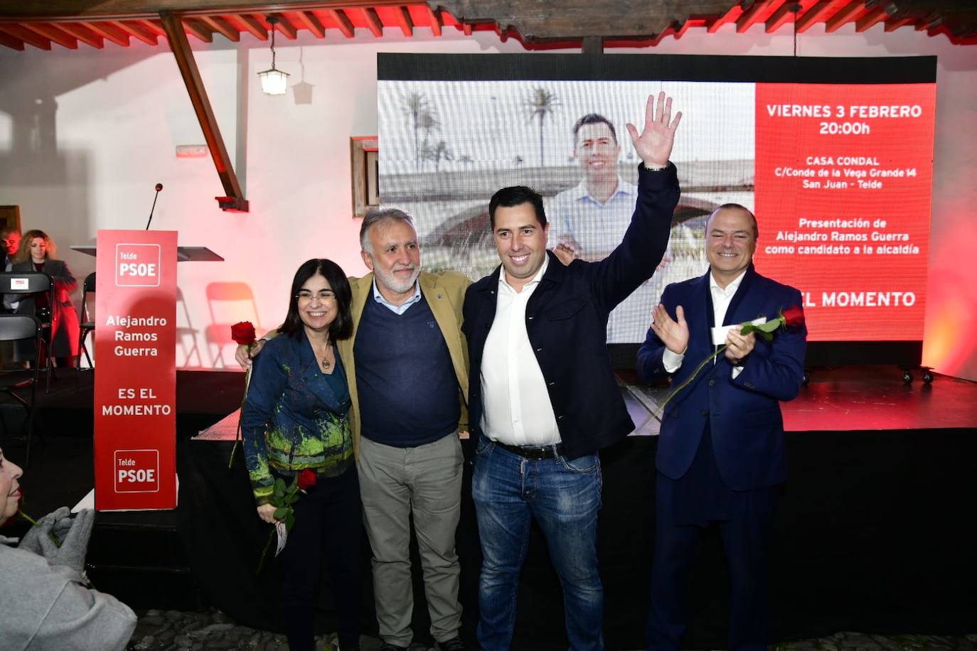 Fotos: El PSOE presenta a Alejandro Ramos como candidato a la alcaldía de Telde