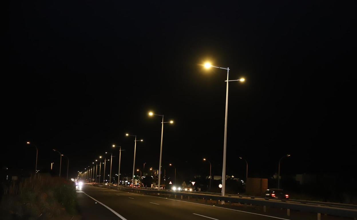 Nuevo alumbrado en la LZ-2. 