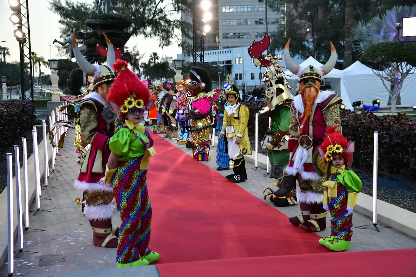 Fotos: Presentación de participantes del Carnaval de Las Palmas de Gran Canaria