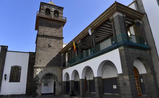 Imagen de la fachada del Palacio de Justicia de San Agustín. 