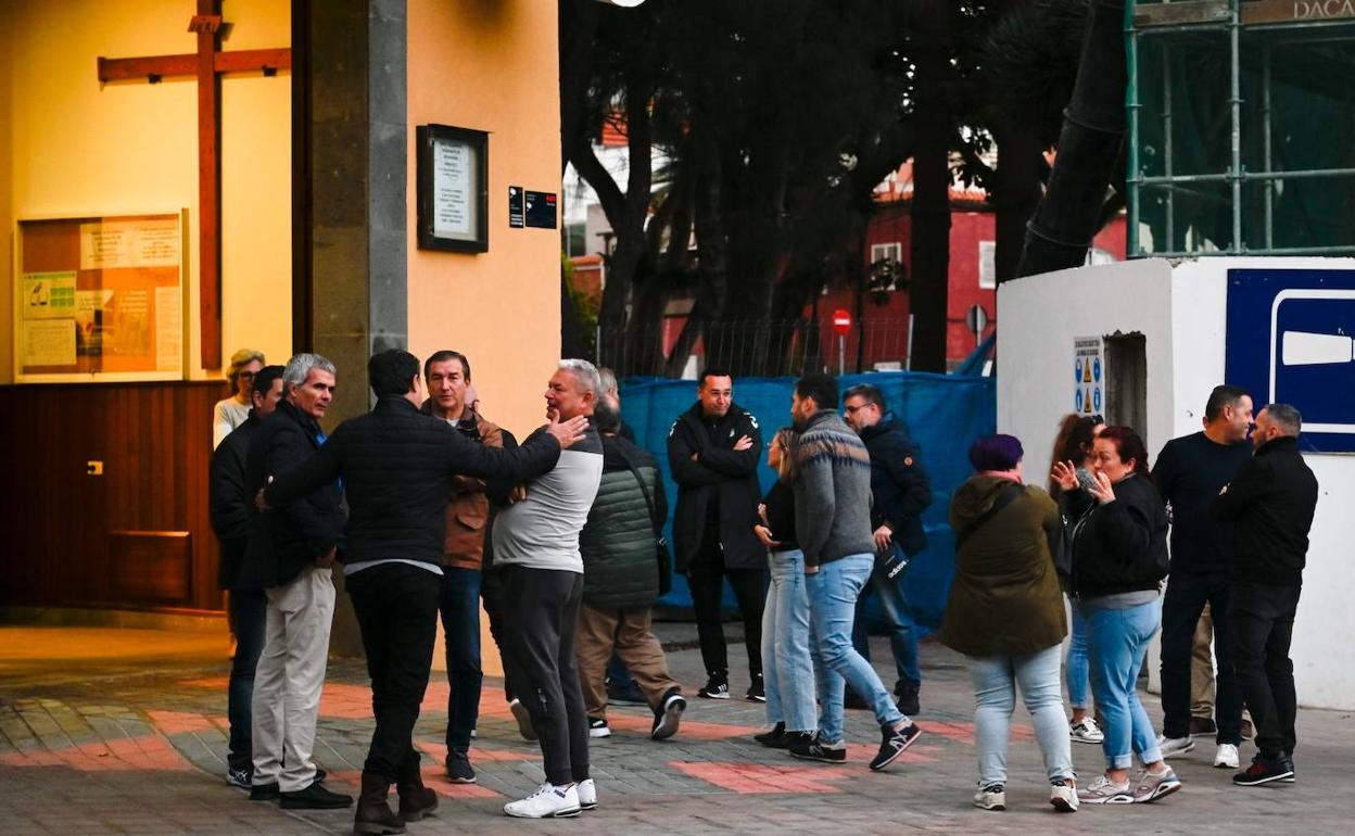 Misa funeral en honor a Arturo García. 