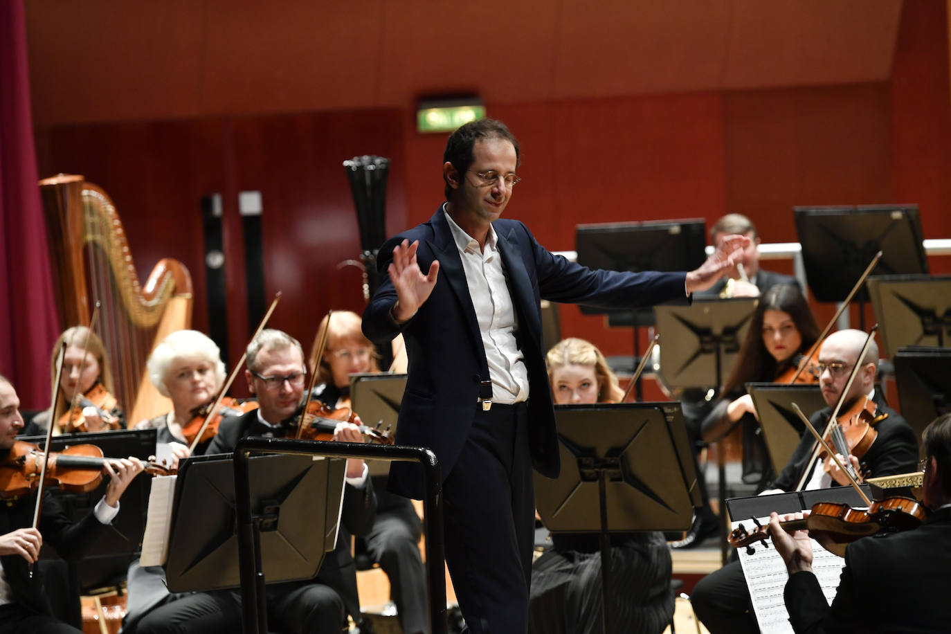 Fotos: Concierto de la Orquesta de Kiev en el Festival de Música de Canarias.