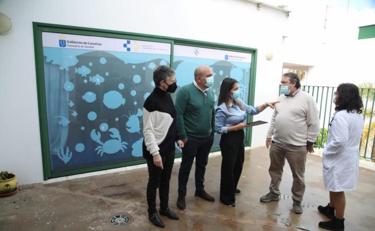 Presentación de proyecto en el Hospital Doctor José Molina Orosa, este miércoles. 
