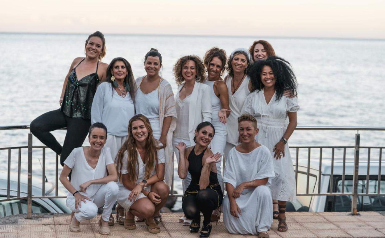 Las integrantes del grupo Mambisa, que cuenta con un primer disco. 