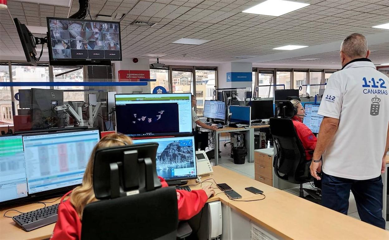 Imagen del Centro Coordinador de Emergencias y Seguridad (CECOES) 1-1-2. 