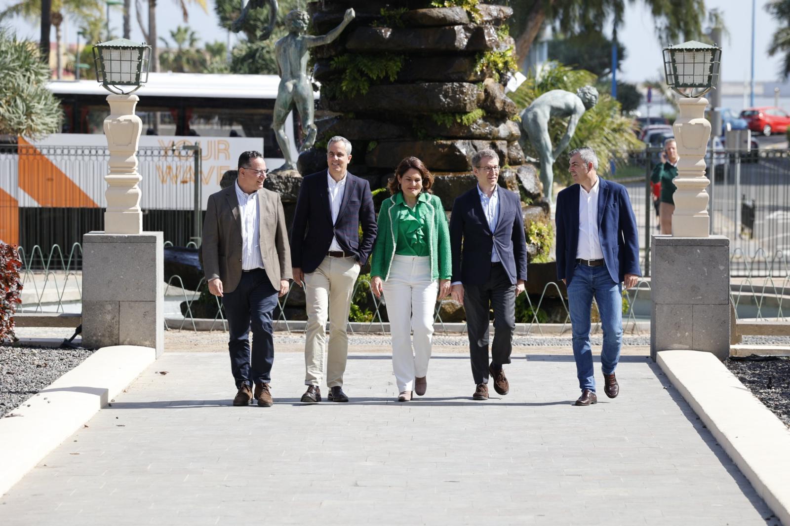 Fotos: Presentación de Jimena Delgado como candidata a la alcaldía de Las Palmas de Gran Canaria