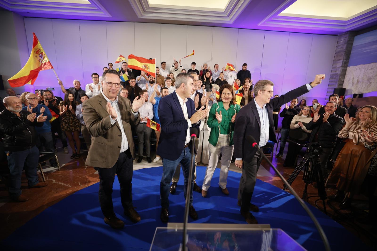 Fotos: Presentación de Jimena Delgado como candidata a la alcaldía de Las Palmas de Gran Canaria