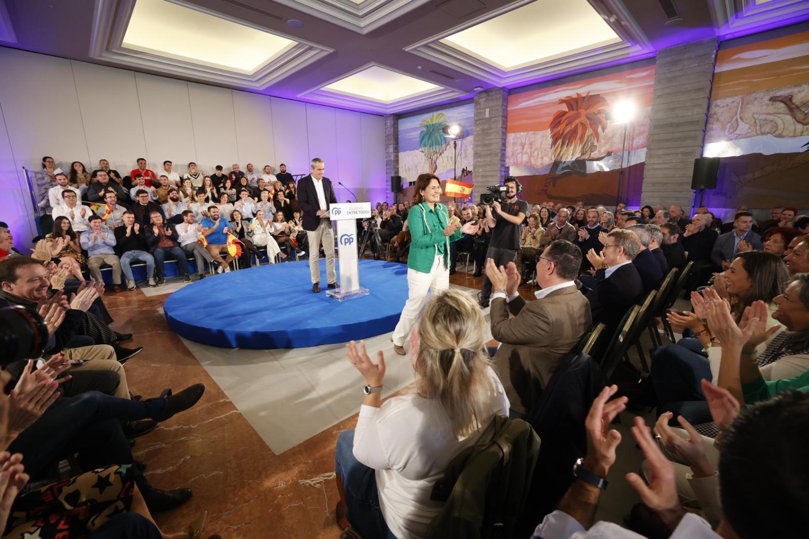 Fotos: Presentación de Jimena Delgado como candidata a la alcaldía de Las Palmas de Gran Canaria