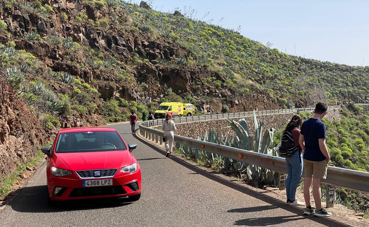 Rescatan a una senderista en el barranco de Las Vacas