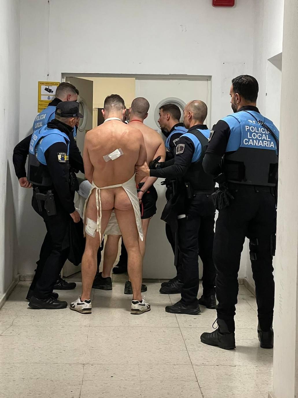 Brutal pelea en el carnaval de Santa Cruz de Tenerife