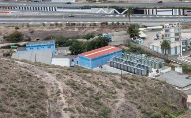 Instalaciones de la depuradora de aguas residuales urbanas de Barranco Seco, en la capital. 
