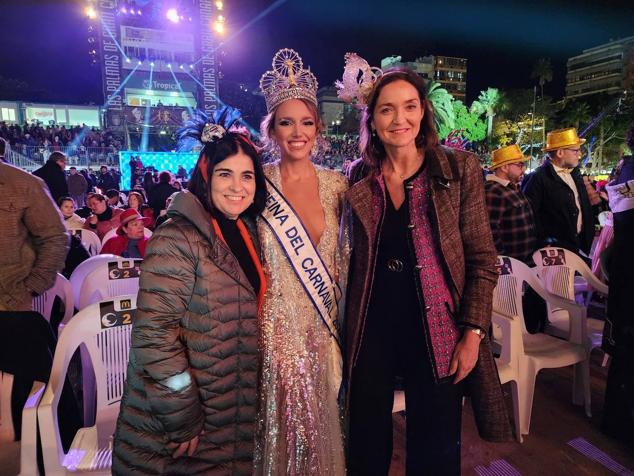 Carolina Darias, Daniela Medina y Reyes Maroto.