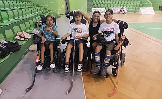 Varios de los componentes del equipo. 