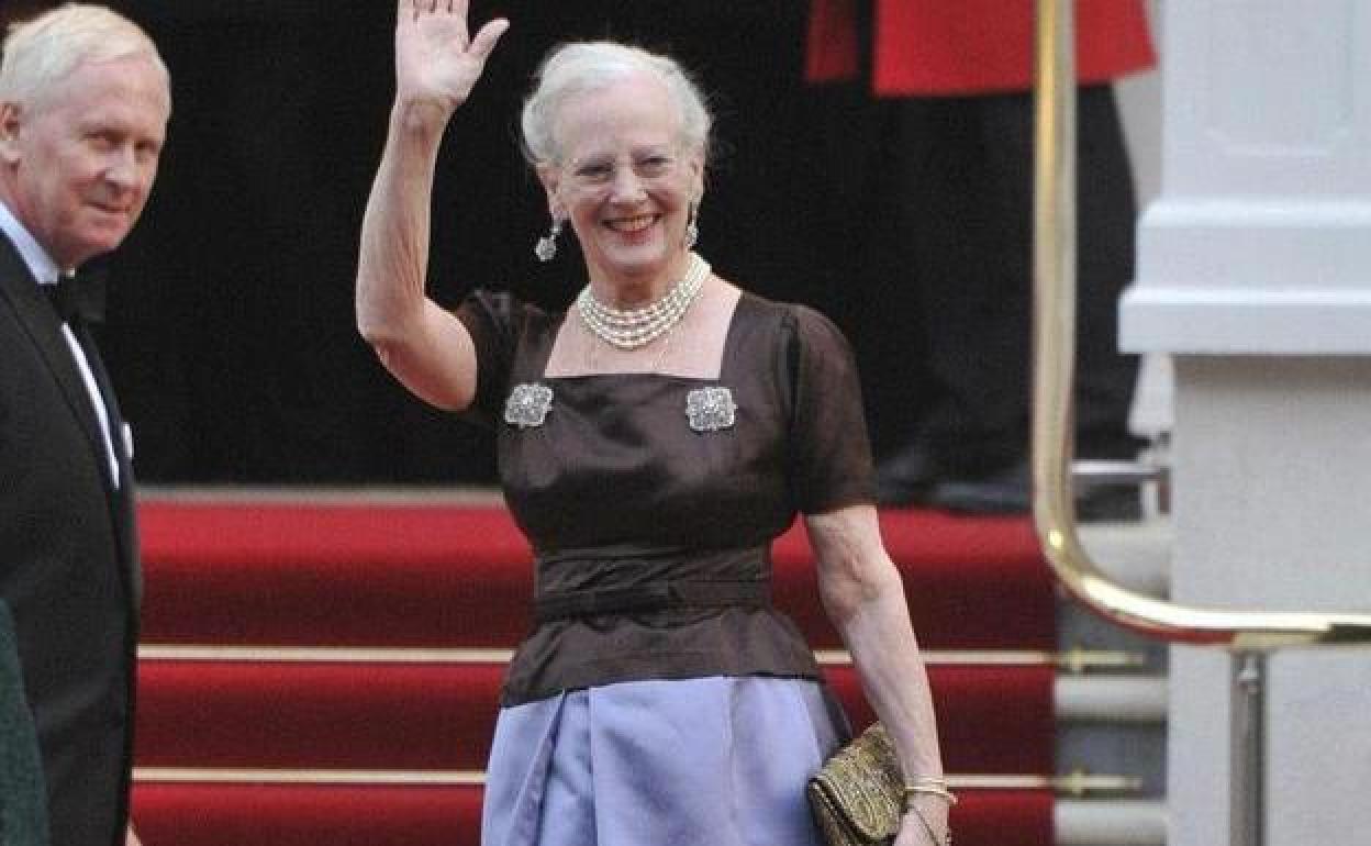 La reina Margarita de Dinamarca, en un acto oficial el verano pasado.