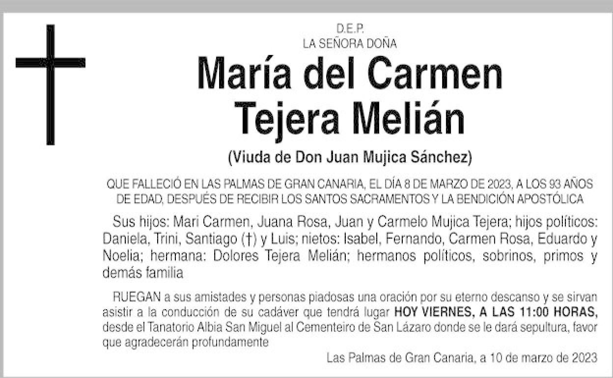 María del Carmen Tejera Melián