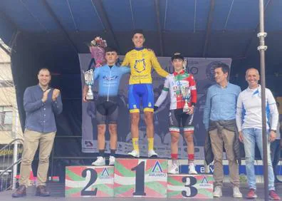 Imagen secundaria 1 - Éxito histórico de Daniel Lado, del Gran Canaria Bike Team, en Amurrio