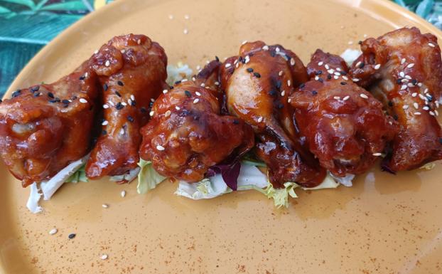 Pollo picante. 