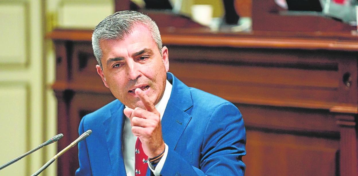 Manuel Domínguez, el martes en el pleno. 