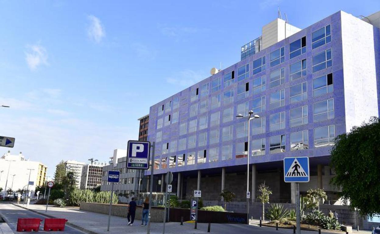 Imagen del edificio de Usos Múltiples II en Las Palmas de Gran Canaria. 