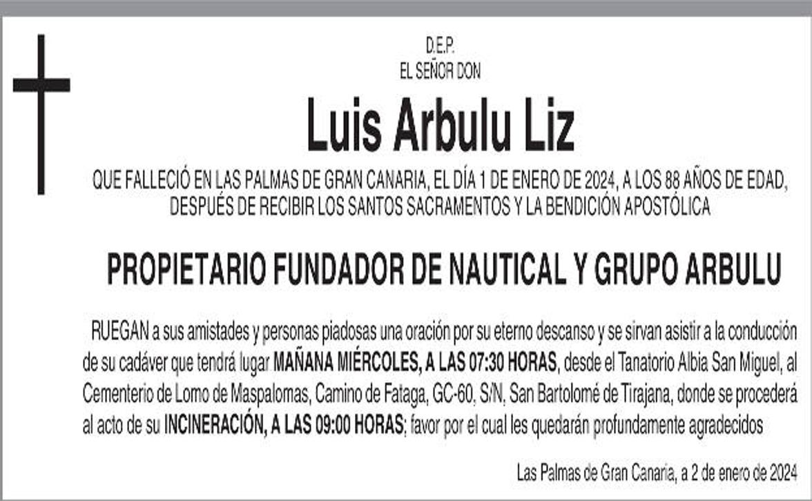 Luis Arbulu Liz