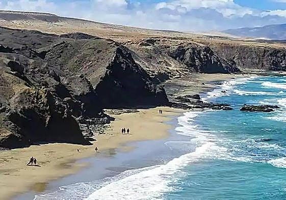 magen de la playa El viejo Rey, en Fuerteventura.