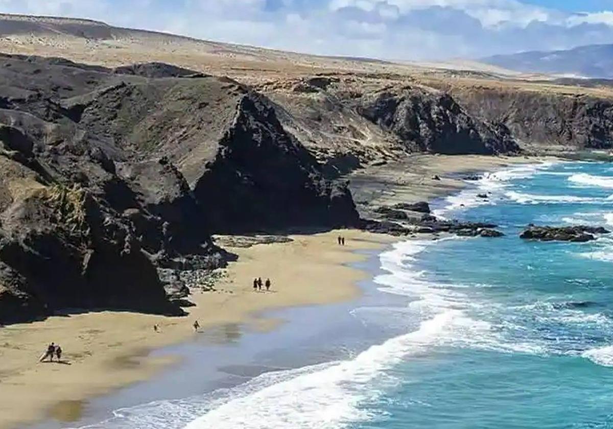 magen de la playa El viejo Rey, en Fuerteventura.