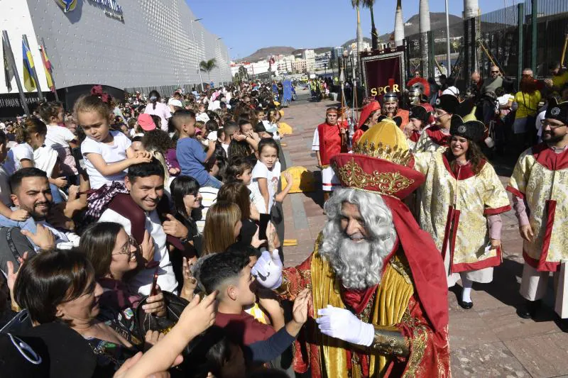 La llegada de Melchor a Las Palmas de Gran Canaria en 2023.