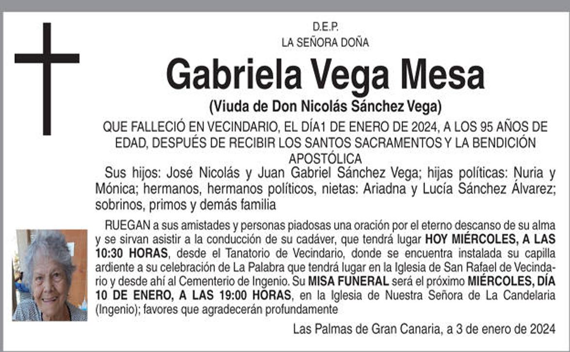 Gabriela Vega Mesa