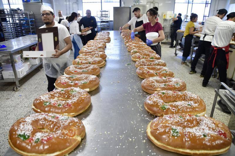 Los roscones de La Madera, listos para endulzar el Día de Reyes