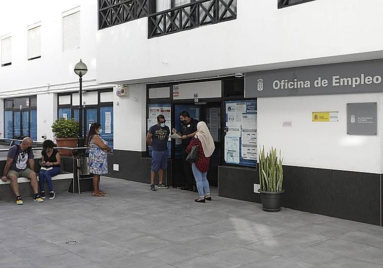 Oficina de empleo en Lanzarote.