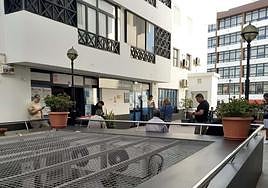 Oficina de Empleo, en Arrecife, el pasado jueves.