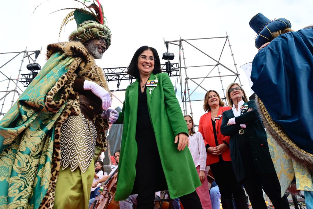 La llegada de los Reyes Magos a Las Palmas de Gran Canaria, en imágenes