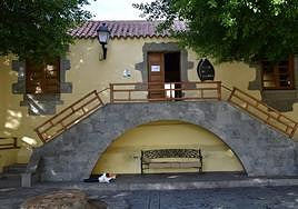 Fachada del Museo de Historia, la parte de la antigua casona familiar de los Verdugo que ahora gestiona el Ayuntamiento por cesión del Cabildo.