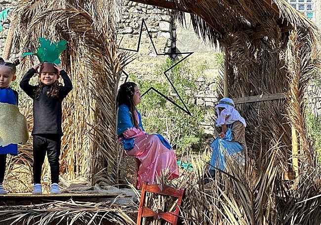 Otra imagen de la función escolar.