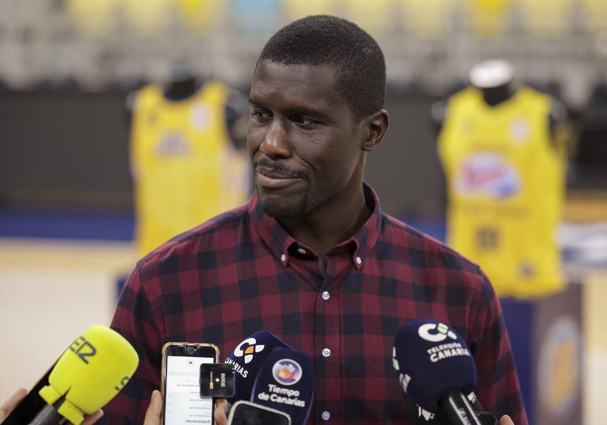 El presidente del Club Baloncesto Gran Canaria, Sitapha Savané.
