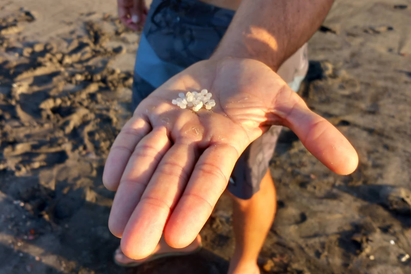 Llegan pélets a la costa de Tenerife