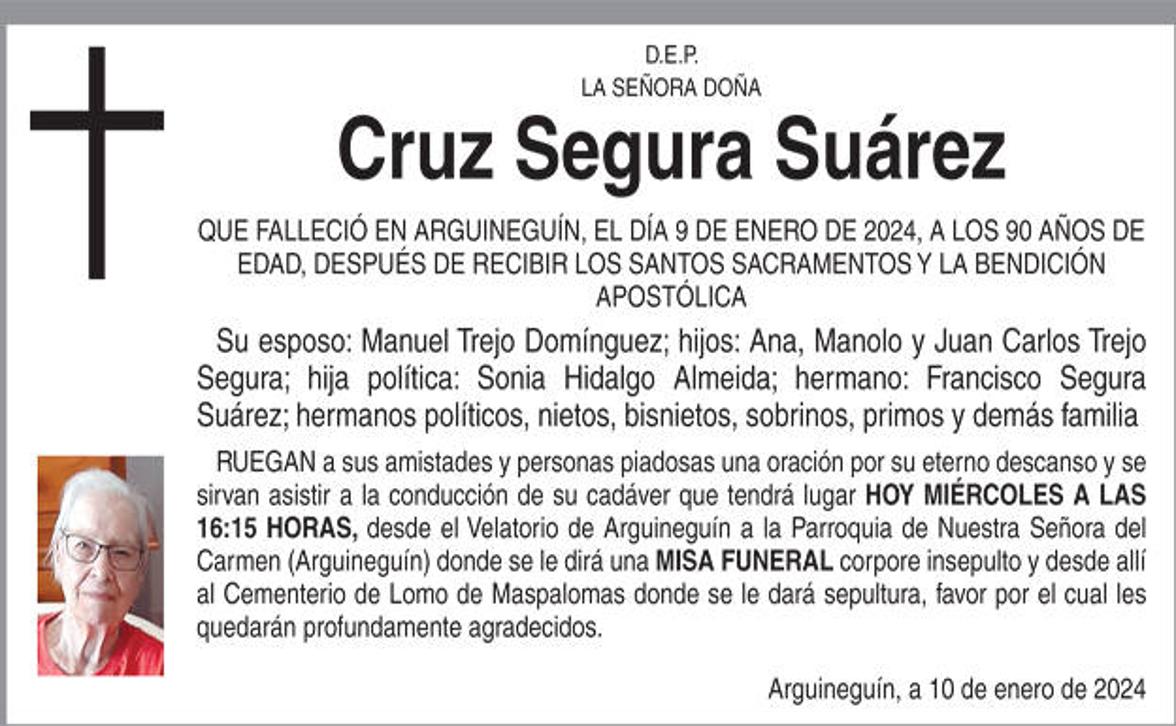 Cruz Segura Suárez